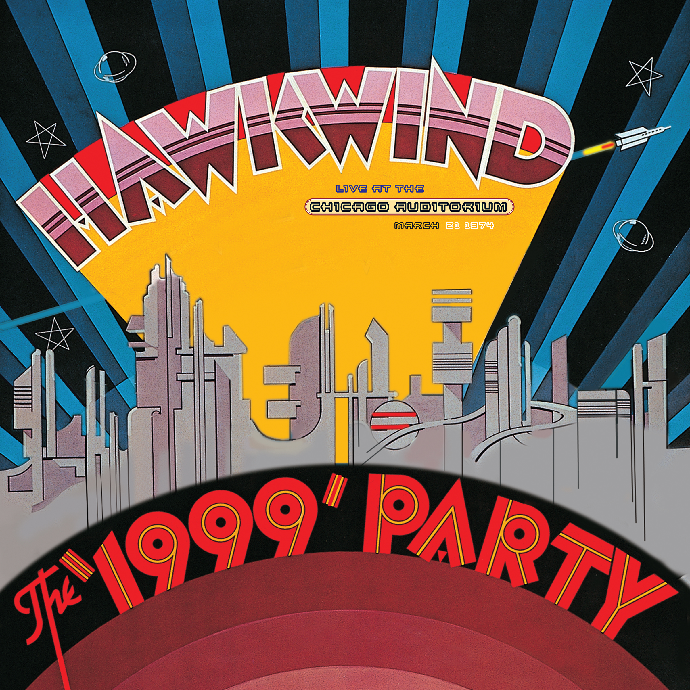 Hawkwind - Rsd - The 1999 Party - Live At The Chicago auditorium 21st March, 1974, Vinyl Album